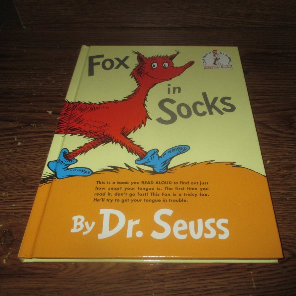 Fox in Socks by Dr. Seuss (Dr. Seuss, 1995, Hardcover Book)